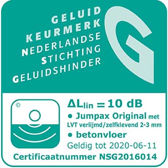 NSG-keurmerk 2016014 Jumpax Classic-Original+LVT 2-3mm
